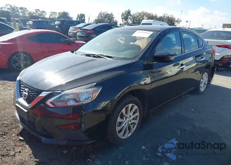 2018 Nissan Sentra Sv из США, поврежденный, VIN 3N1AB7APXJL646401